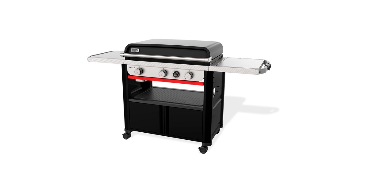 Weber SLATE GPD Premium Plancha, 76cm, Gasgrill(schwarz/silber)