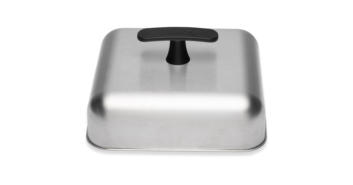 Weber Schmelzkuppel für Grillplatten, Deckel(edelstahl/schwarz, Garhaube) Weber Schmelzkuppel für Grillplatten, Deckel(edelstahl/schwarz, Garhaube)