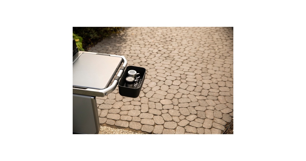 Weber Works Aufbewahrungskorb, einhängbar, für GPD 76cm / GPSB 76cm, Korbeinsatz(schwarz, für SLATE GPD Premium Plancha)