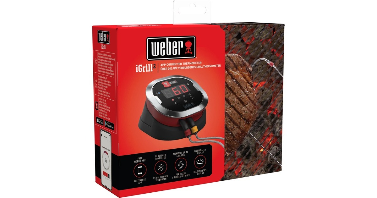 Weber iGrill 2 mit zwei Messfühlern 7221, Thermometer
