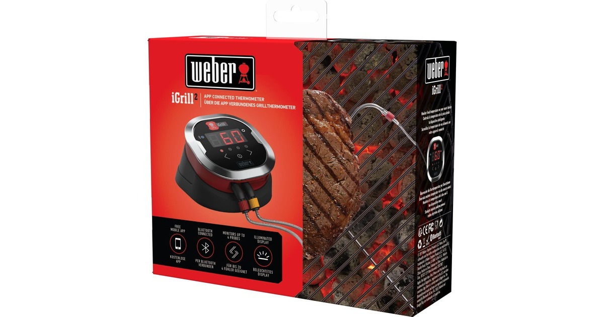 Weber iGrill 2 mit zwei Messfühlern 7221, Thermometer