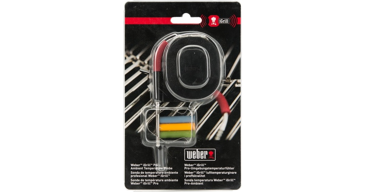 Weber iGrill Pro Messfühler für Grillkammer, Thermometer(für alle Weber iGrill Modelle)