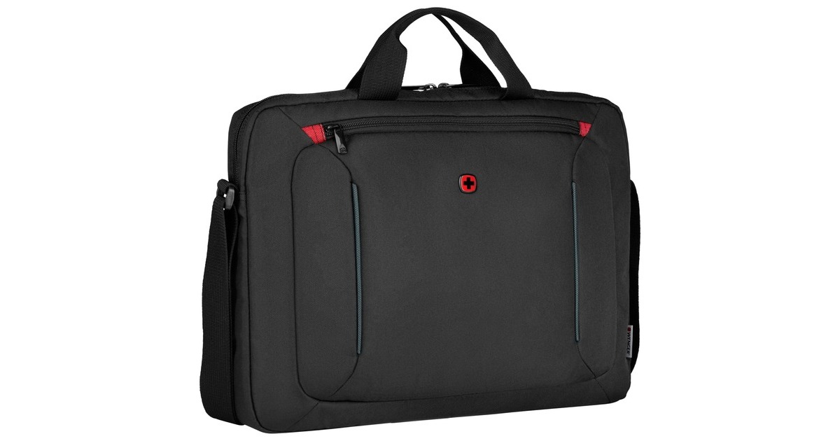 Wenger BQ 16" Slimcase, Notebooktasche(schwarz, bis 40,6 cm (16"))