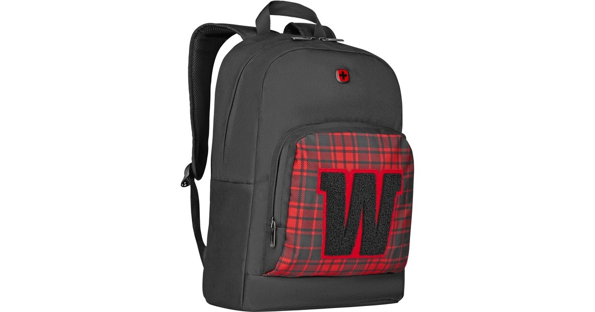 Wenger Crango, Rucksack(schwarz/dunkelrot, bis 40,6 cm (16"))