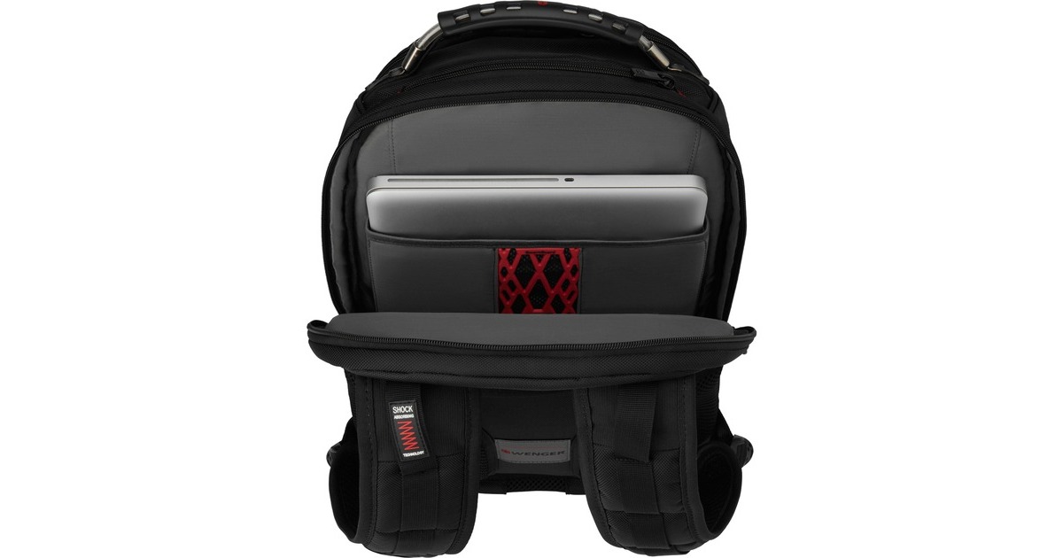 Wenger Ibex Ballistic Deluxe, Rucksack(schwarz, bis 40,6 cm (16