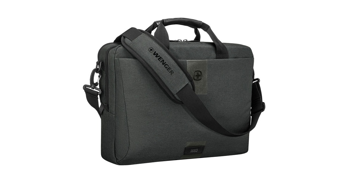 Wenger MX ECO Brief, Notebooktasche(grau, bis 40,7 cm (16"))
