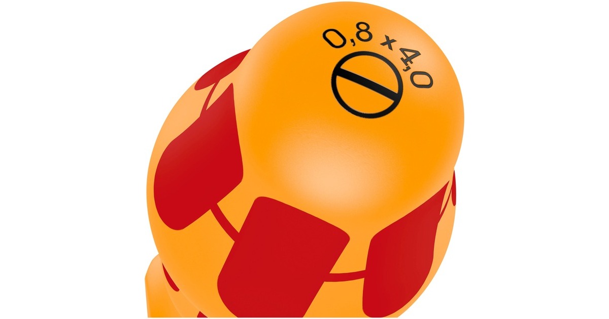 Wera 1060 i/1065 i/6 Schraubendrehersatz Kraftform VDE(gelb/rot, 6-teilig, Black Point Spitze)