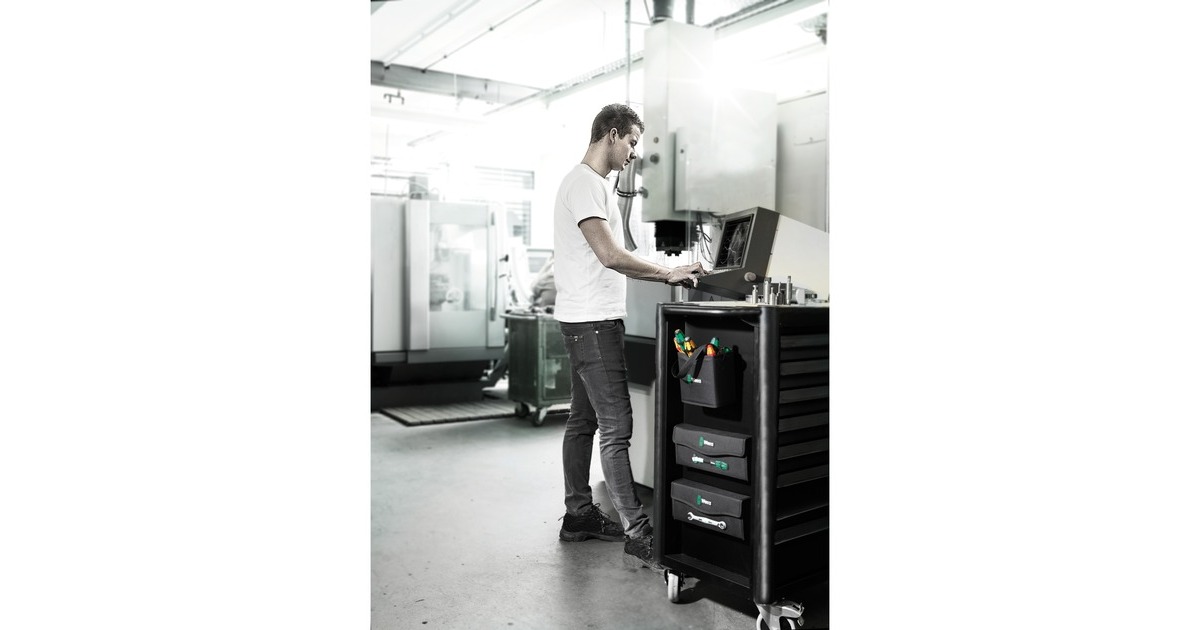 Wera 2go 4 Werkzeug-Köcher, Tasche(schwarz, mit Tragegriff)