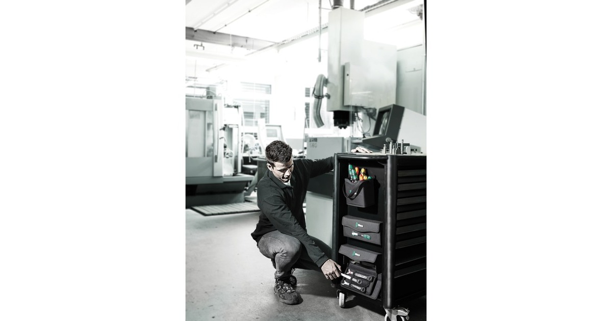 Wera 2go 4 Werkzeug-Köcher, Tasche(schwarz, mit Tragegriff)