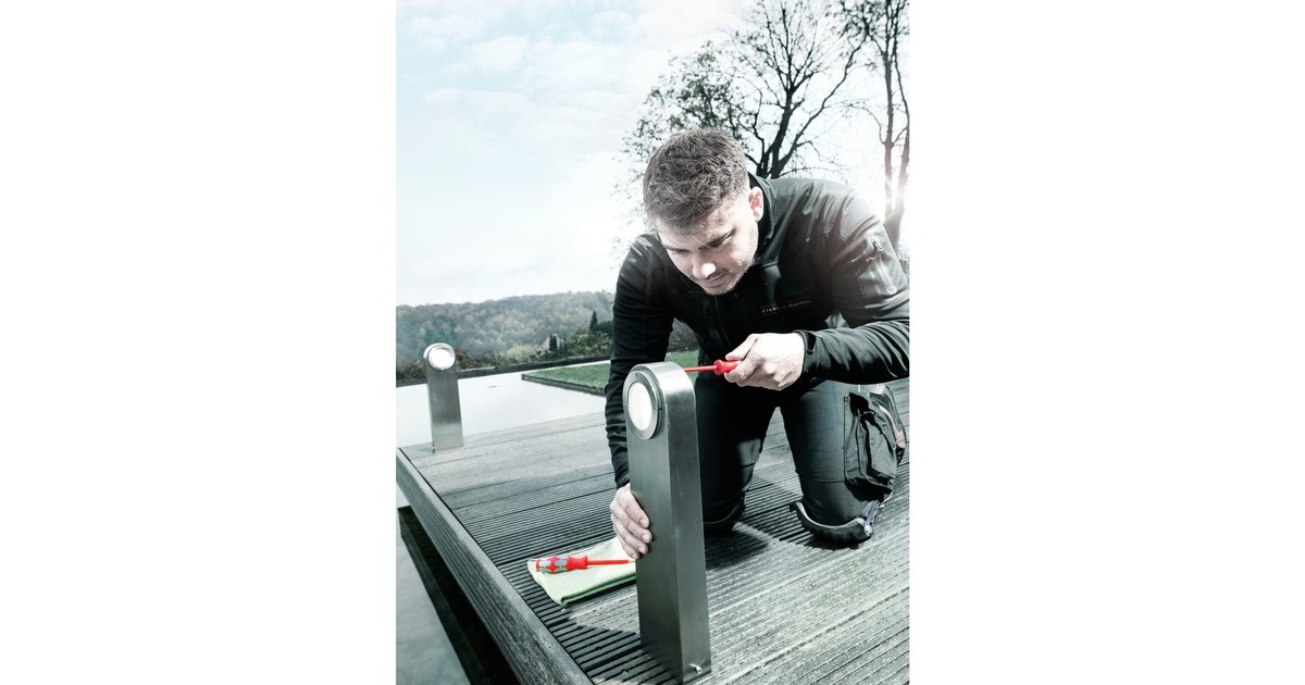 Wera 3160 i/7 Schraubendrehersatz Kraftform Plus, Edelstahl + Rack(rot/blau, 7-teilig, mit Lasertip)