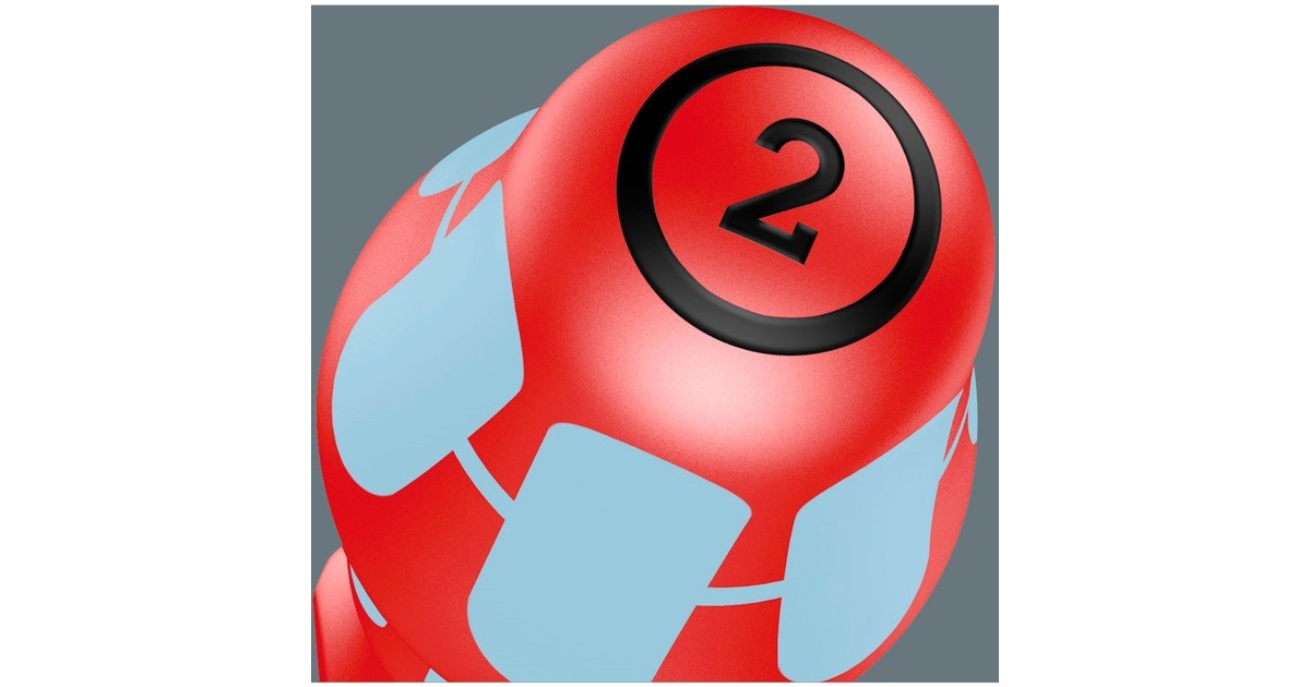 Wera 3165 i/6 Schraubendrehersatz, Edelstahl + Rack(rot/blau, 6-teilig, mit Lasertip)