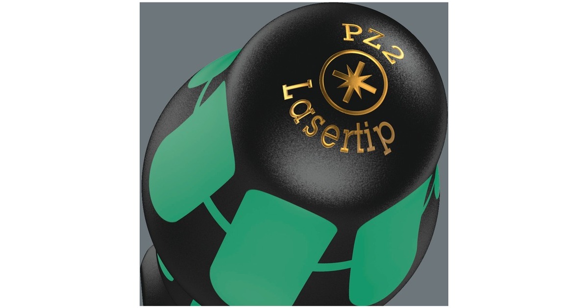 Wera 335/350/355/3 Schraubendrehersatz Kraftform Plus, lang(schwarz/grün, Kraftform Plus, Lasertip)