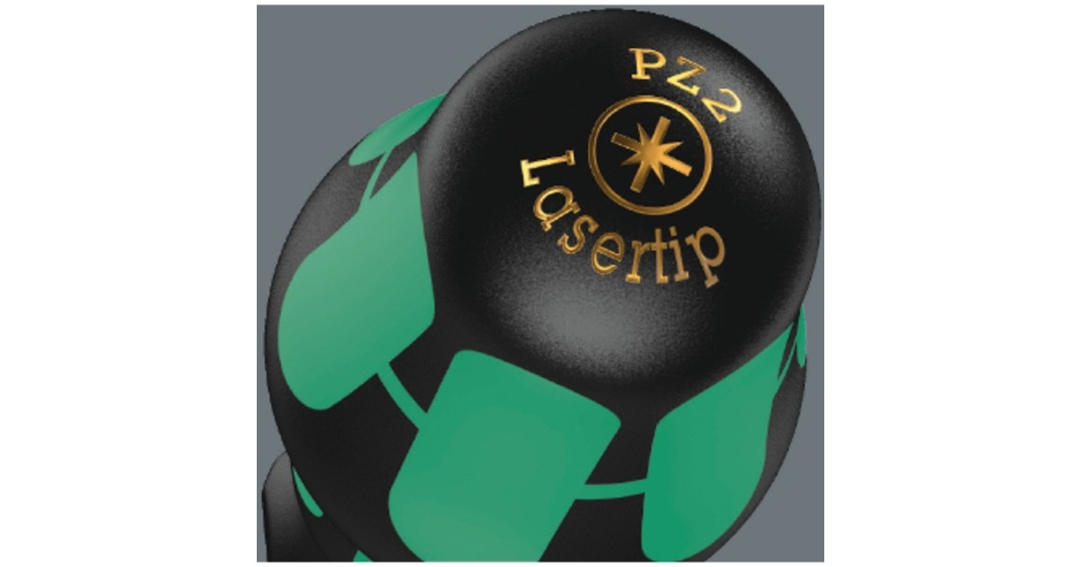 Wera 335/350/355/4 Schraubendrehersatz Kraftform Plus, lang(schwarz/grün, Kraftform Plus, Lasertip)