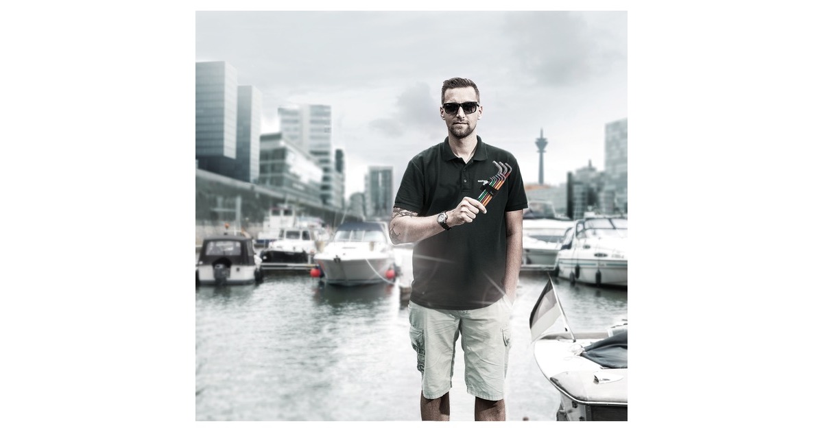 Wera 3950/9 Hex-Plus Stainless 1 Winkelschlüsselsatz, 9-teilig, Schraubendreher(edelstahl, Edelstahl, mit Halteclip)