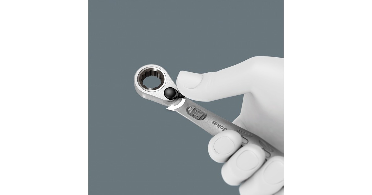 Wera 6001 Joker Switch 8 Imperial Set 1, 8-teilig, Schraubenschlüssel(Ringratschenschlüssel mit Haltefunktion)