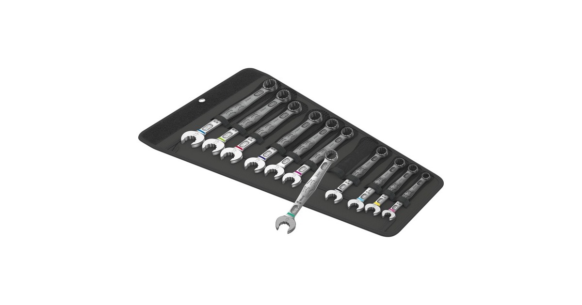 Wera 6003 Joker 11 Set 1, 11-teilig, Schraubenschlüssel(Ringmaulschlüssel-Satz)