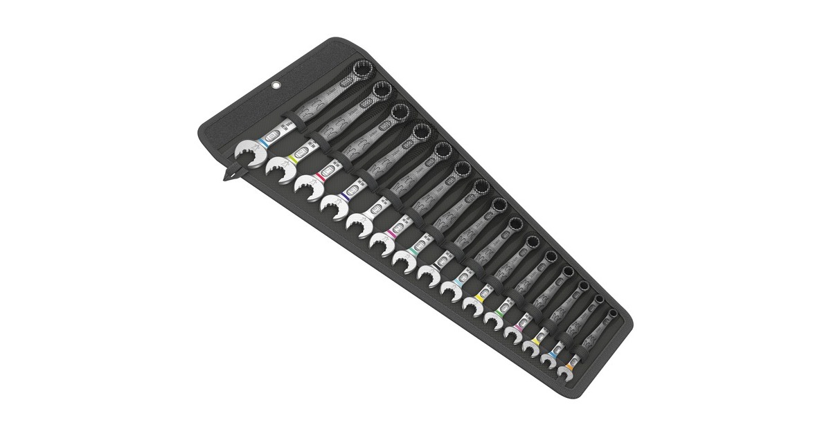 Wera 6003 Joker 15 Set 1, 15‑teilig, Schraubenschlüssel(Ringmaulschlüssel-Satz)