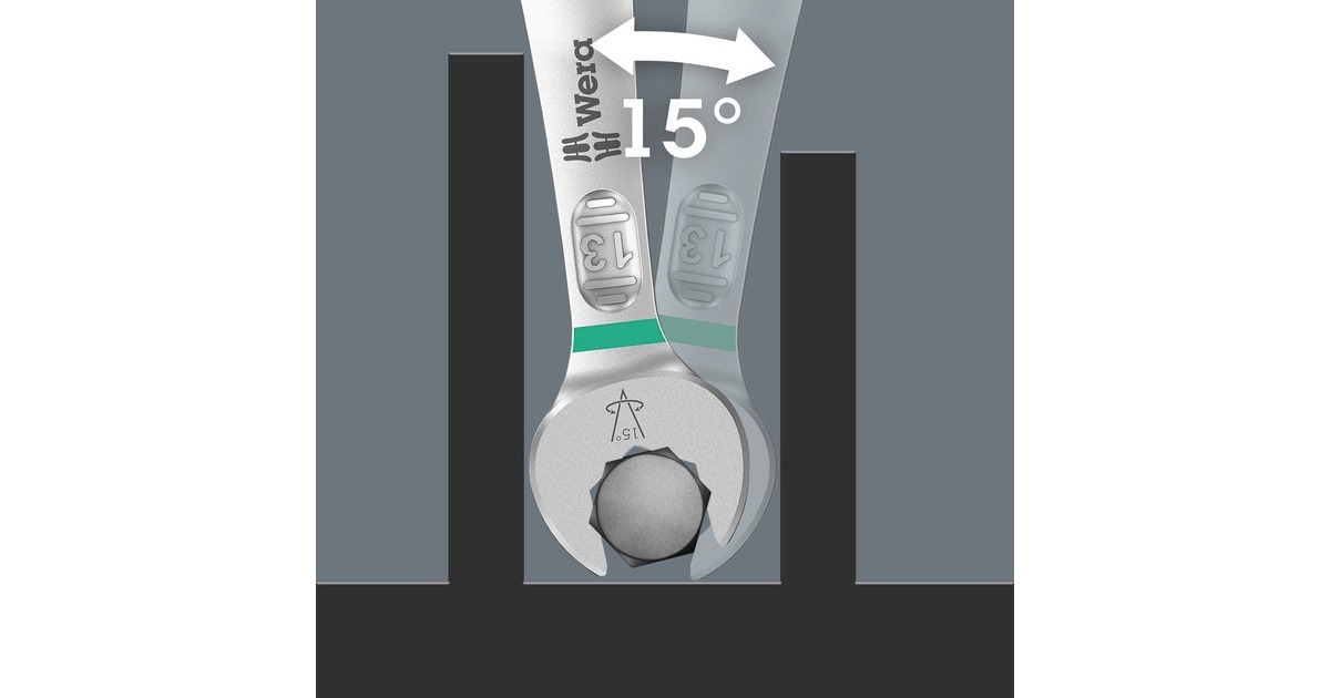 Wera 6003 Joker 8 Imperial Set 1, 8-teilig, Schraubenschlüssel(Ringmaulschlüssel-Satz)