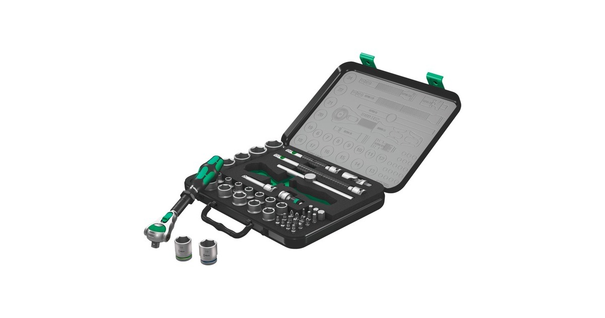 Wera 8100 SA/SC 2 Zyklop Speed-Knarrensatz, 1/4