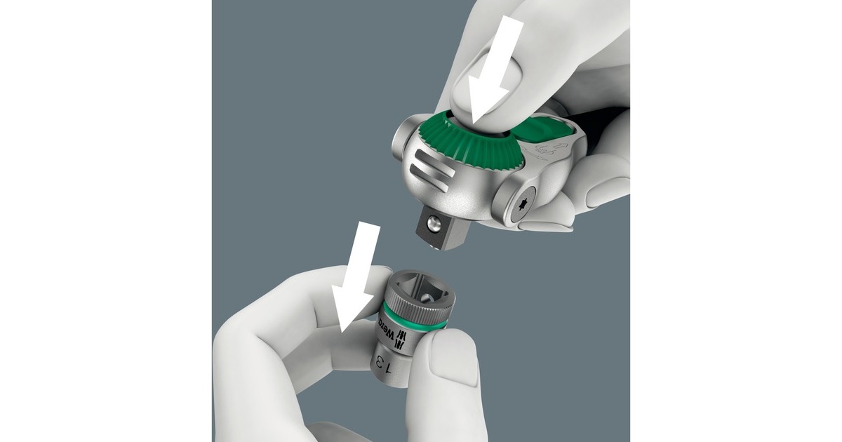 Wera 8100 SB 4 Zyklop Speed-Knarrensatz, zöllig, 3/8