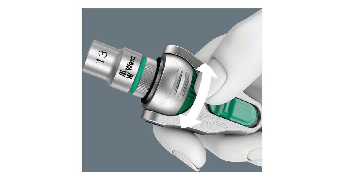 Wera 8100 SB 9 Zyklop Speed-Knarrensatz, zöllig, 3/8