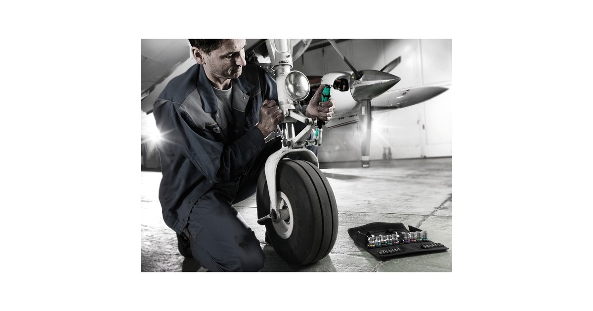 Wera 8100 SC 6 Zyklop Speed-Knarrensatz, 28-teilig, Werkzeug-Set(schwarz/grün, 1/2