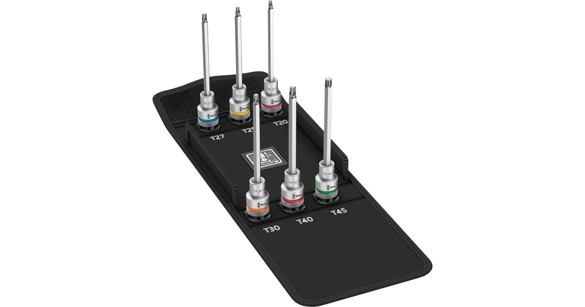 Wera 8767 C TORX HF 2 Zyklop Bitnuss-Satz TORX, Bit-Satz(6-teilig, 1/2", mit Haltefunktion)