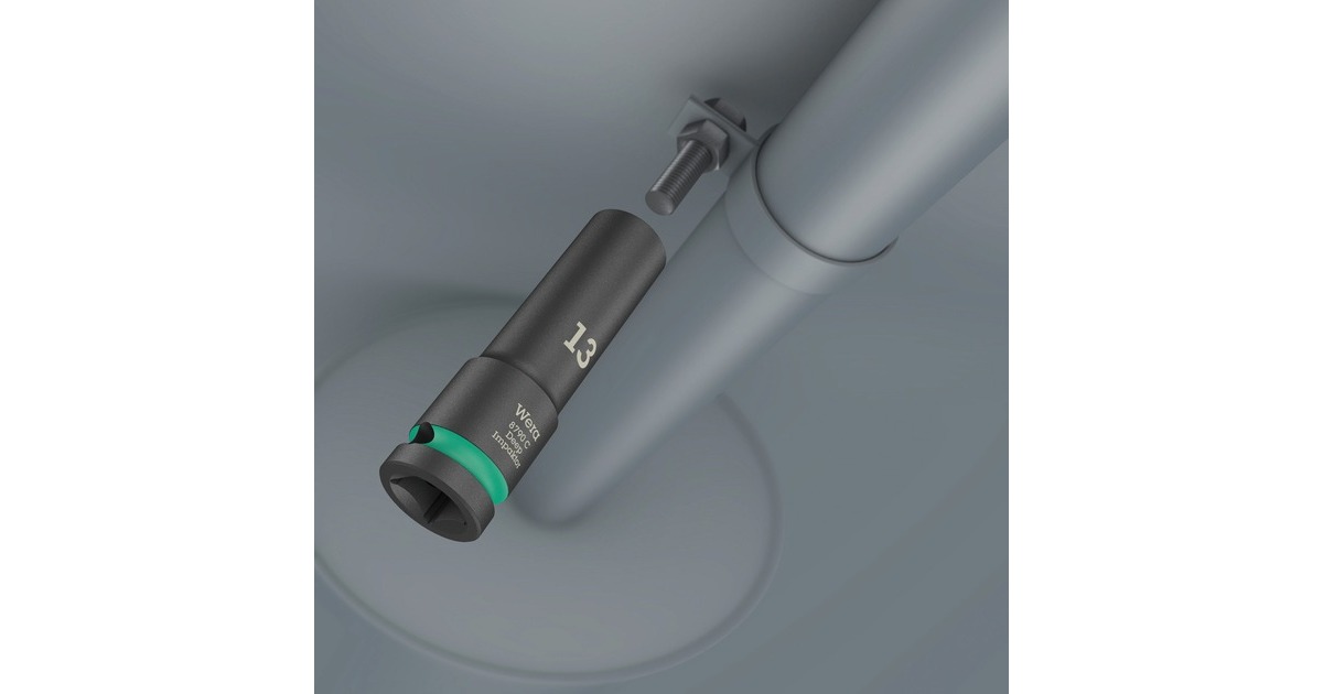 Wera 8790 C Impaktor Deep Set 1, 11‑teilig, Steckschlüssel(schwarz, 1/2