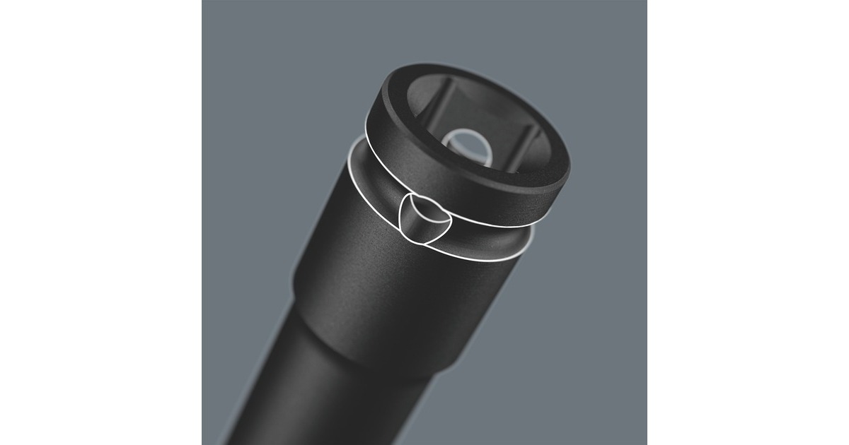 Wera 8790 C Impaktor Deep Set 1, 11‑teilig, Steckschlüssel(schwarz, 1/2