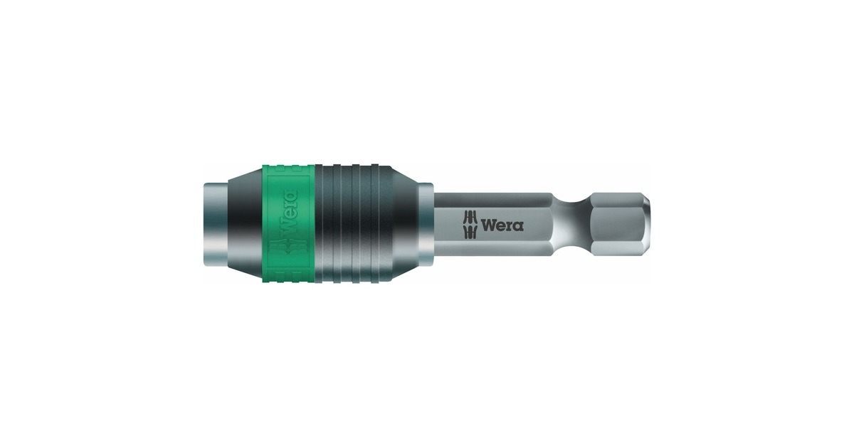 Wera 889/4/1 K Rapidaptor Universalhalter, 1/4", Steckschlüssel- Adapter(schwarz/grün, für Bits)