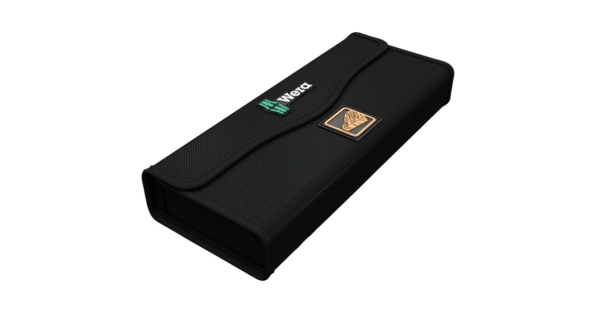 Wera 9463 Textile Box für Kraftform Kompakt H 1, leer, Werkzeugbox(schwarz, für Knarren-, Steckschlüssel- und Bit-Satz 41-teilig)