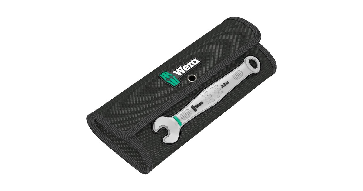 Wera 9465 Rolltasche für 6003 Joker 15, leer(schwarz, für Ringmaulschlüssel)