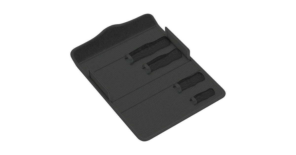 Wera 9466 Textile Box für 6004 Joker VDE 4, leer, Werkzeugbox(schwarz, für selbstjustierende Maulschlüssel)