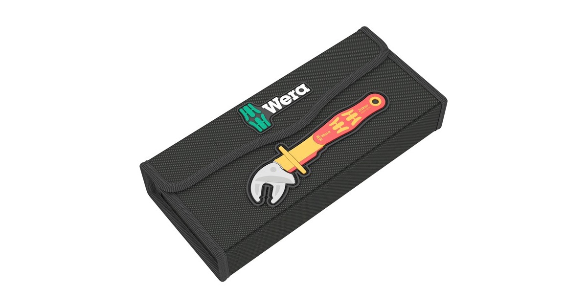 Wera 9466 Textile Box für 6004 Joker VDE 4, leer, Werkzeugbox(schwarz, für selbstjustierende Maulschlüssel)