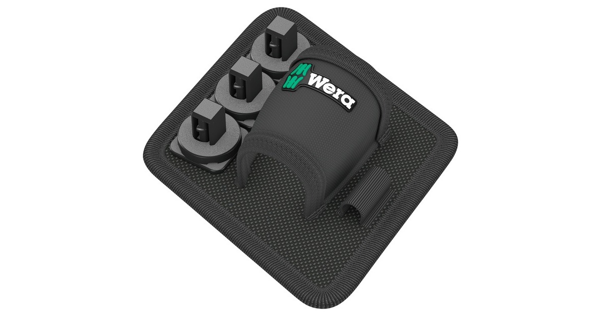 Wera 9468 Halfter Zyklop Pocket, leer, Holster(schwarz, für Knarren- und Steckschlüssel, 8009 Zyklop Pocket Set 2)