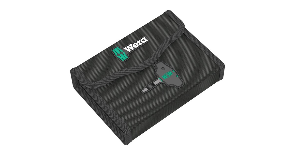 Wera 9469 Textile Box für Kraftform Kompakt 400 RA, leer, Werkzeugbox(schwarz, für Steckschlüssel- und Bit-Satz 9-teilig)