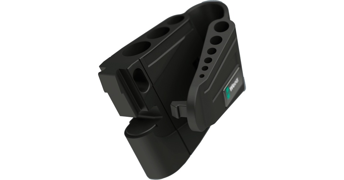 Wera 950/7 Hex-Plus Multicolour Magnet 1 Winkelschlüsselsatz, 7-teilig, Schraubendreher(mit Halteclip)