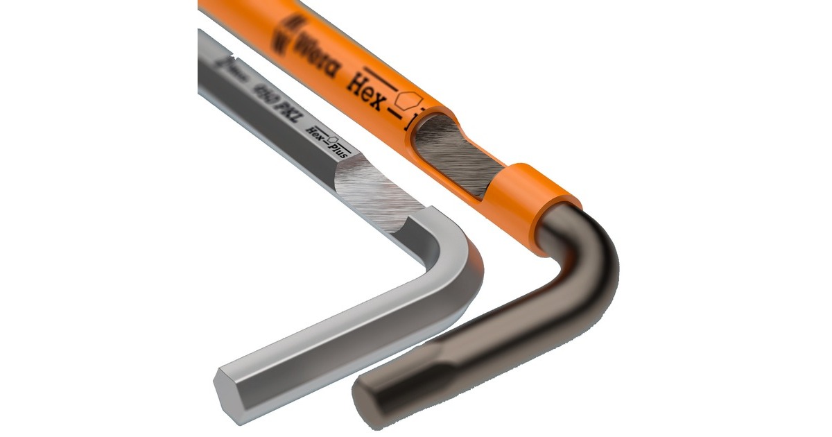 Wera 950/9 Hex-Plus Multicolour 2 Winkelschlüsselsatz, 7-teilig, Schraubendreher(mit Halteclip, BlackLaser-Oberfläche)