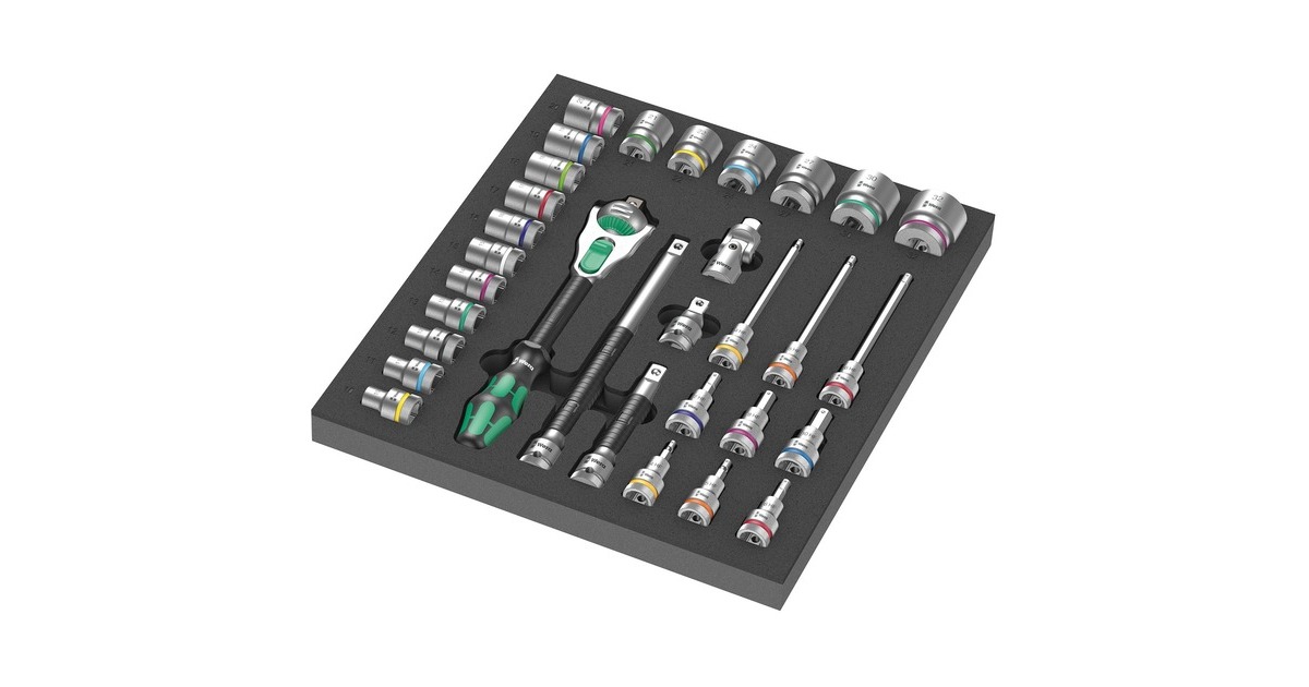 Wera 9722 Schaumstoffeinlage 8000 C Zyklop 1/2