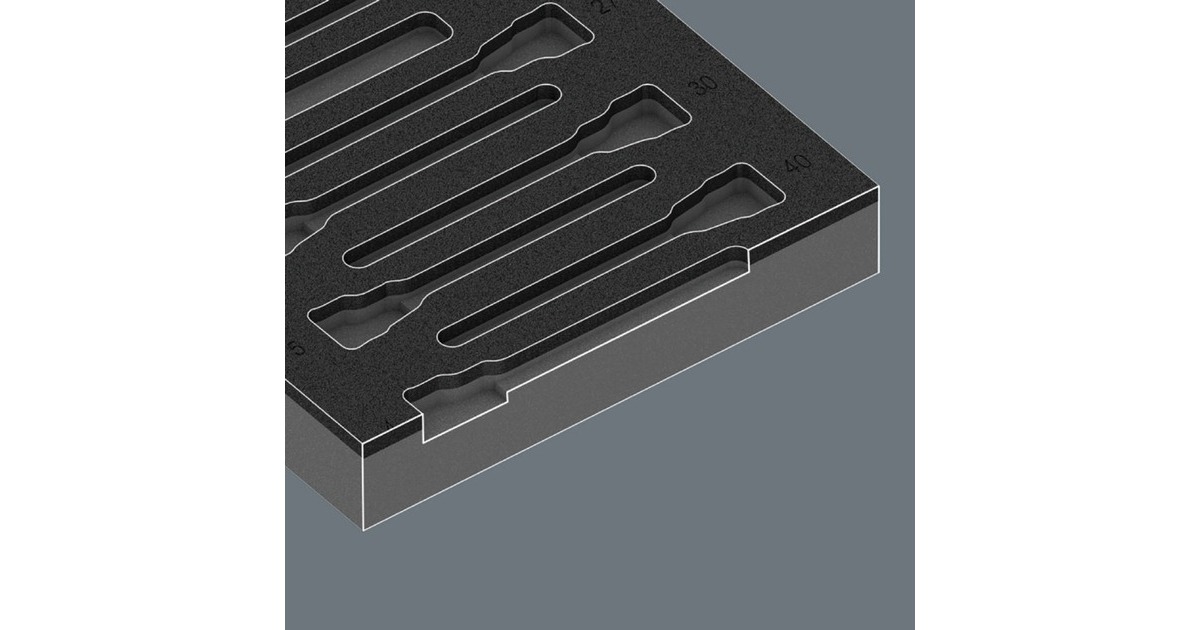 Wera 9723 Schaumstoffeinlage Zyklop B 3/8