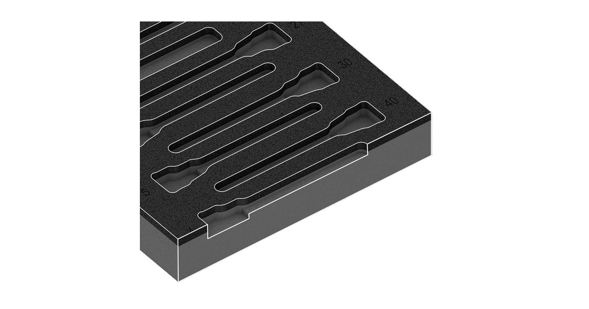 Wera 9823 Schaumstoffeinlage für Zyklop B 3/8