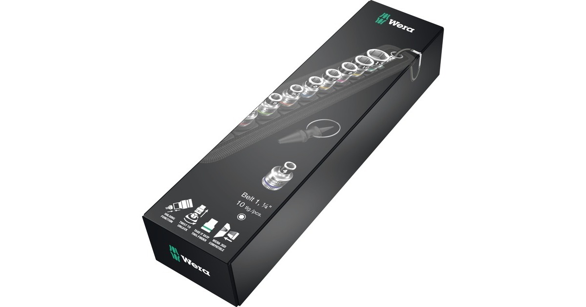 Wera Belt A1 Zyklop Steckschlüsseleinsatz-Satz, 1/4