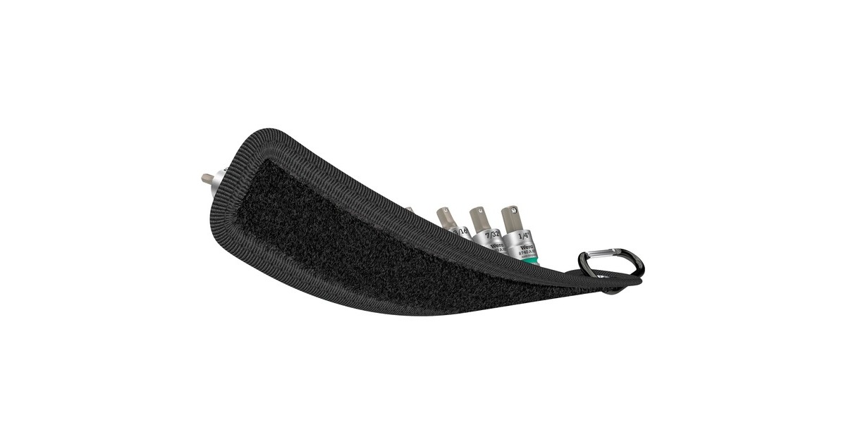 Wera Belt A Imperial 1 Zyklop Bitnuss-Satz Innensechskant, Steckschlüssel(schwarz, 9-teilig, 1/4