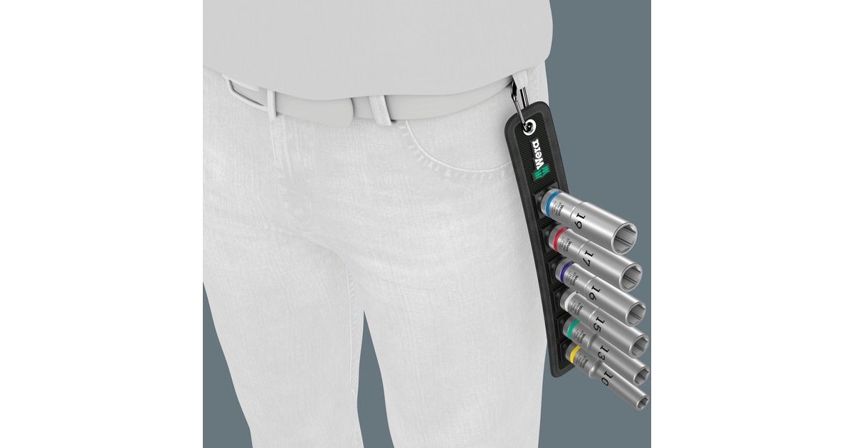 Wera Belt C Deep 1 Steckschlüsseleinsatz-Satz, 1/2