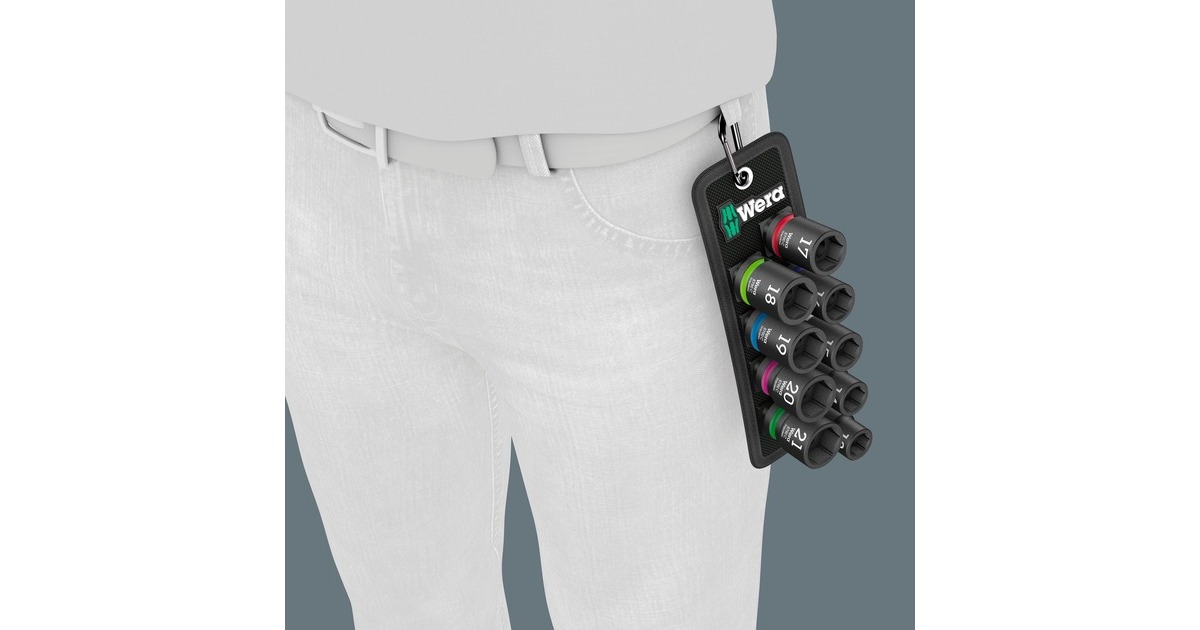 Wera Belt C Impaktor 1 Steckschlüsseleinsatz-Satz, 1/2