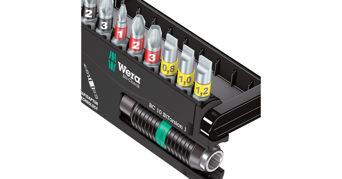 Wera Bit-Check 30 Stainless 1, 1/4