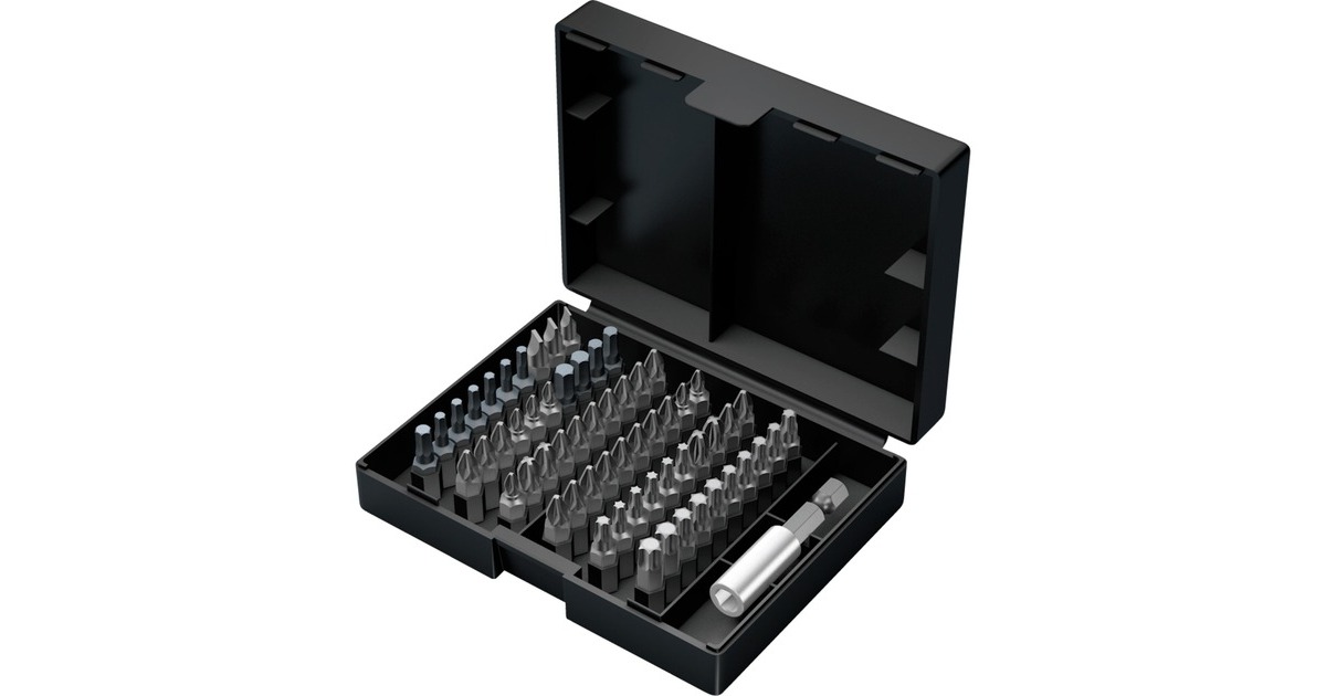 Wera Bit-Safe 61 Universal 3, 61-teilig, Bit-Satz(schwarz/grün, inkl. Bit-Halter, 1/4")