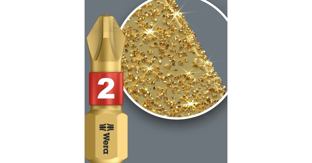 Wera Bit-Satz Bit-Check 30 Diamond 1(diamantbeschichtet, mit Kunststoffhalter)