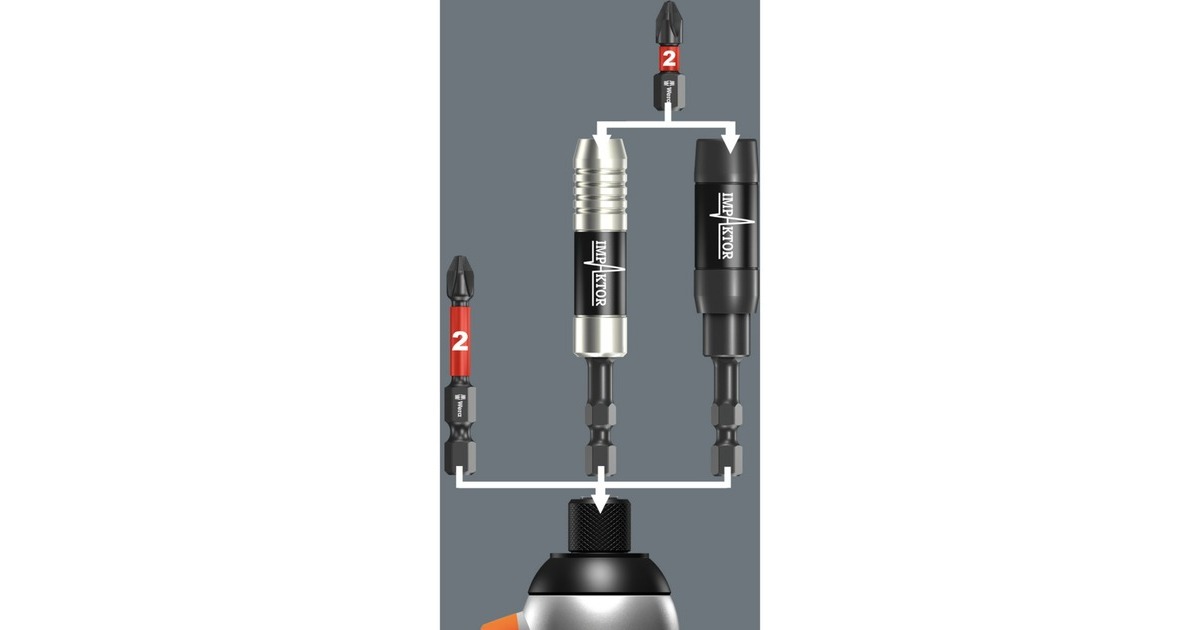 Wera Bit-Satz Bit-Check 30 Impaktor 1, 1/4