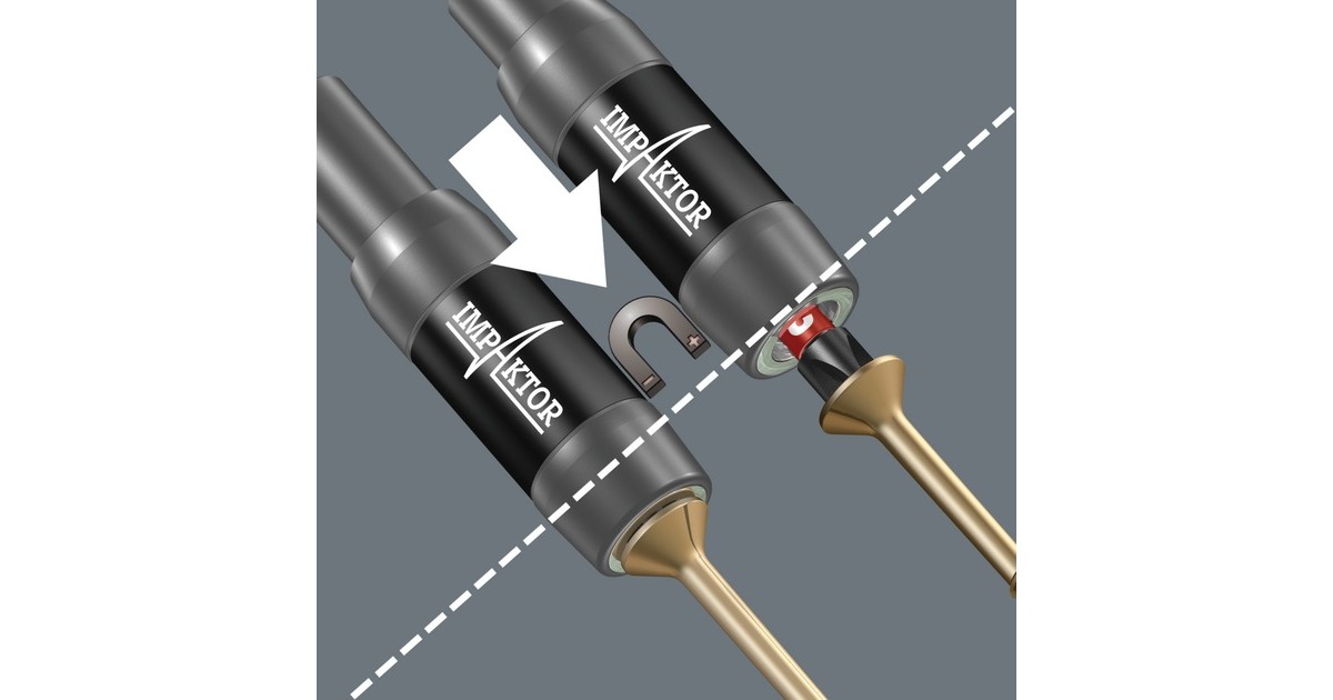 Wera Bit-Satz Bit-Check 30 Impaktor 1, 1/4